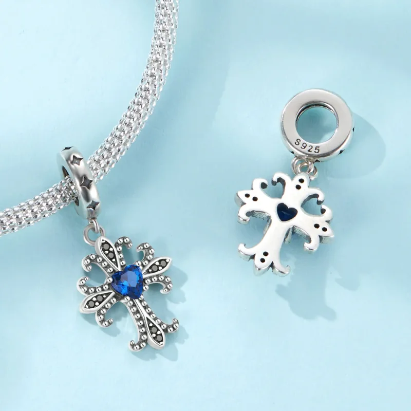 (slika za) Pandora Style Retro Cross Viseči - SCC2643 - Ogled 4