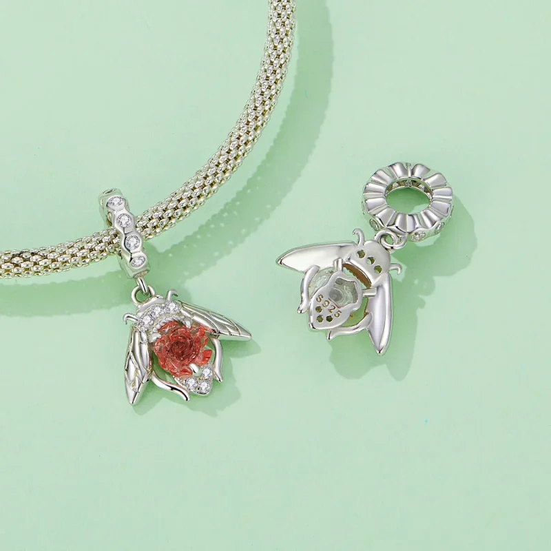 (slika za) Pandora Style Sensitive Bee Viseča vrtnica - SCC2598 - Ogled 5