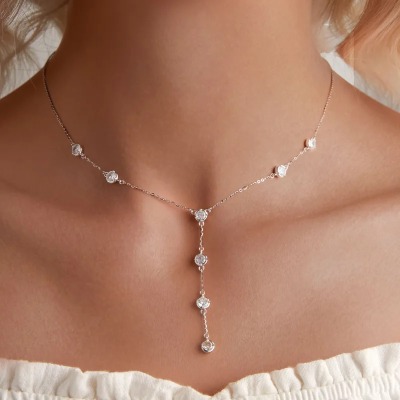 (slika za) Pandora Style Shine Y ogrlica - BSN361 - Ogled 6