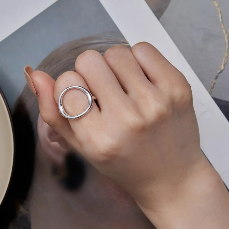 (slika za) Pandora Style Simple Samsara odprt prstan - SCR919 - Ogled 7