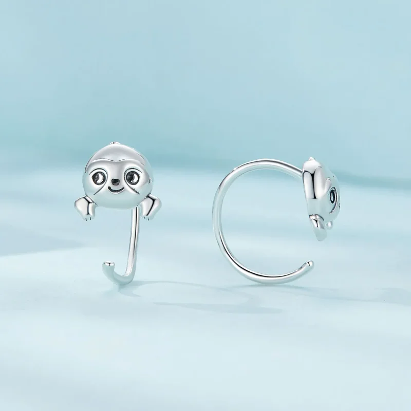 (slika za) Pandora Style Sloth Studs Uhani - SCE1651 - Ogled 3