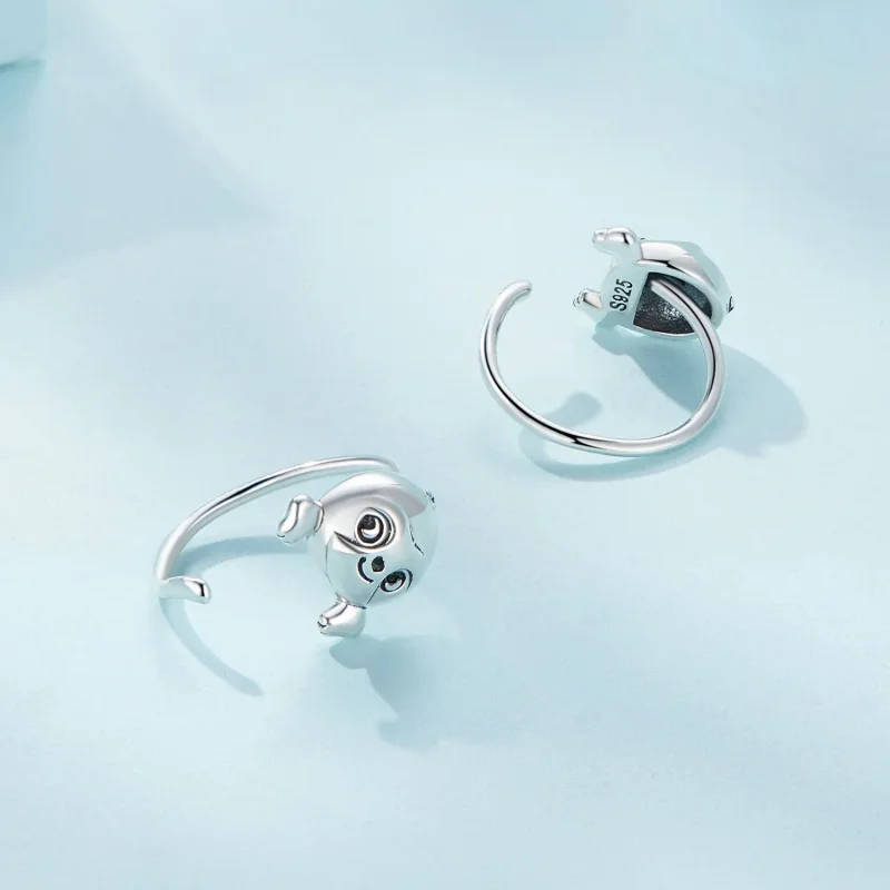(slika za) Pandora Style Sloth Studs Uhani - SCE1651 - Ogled 4