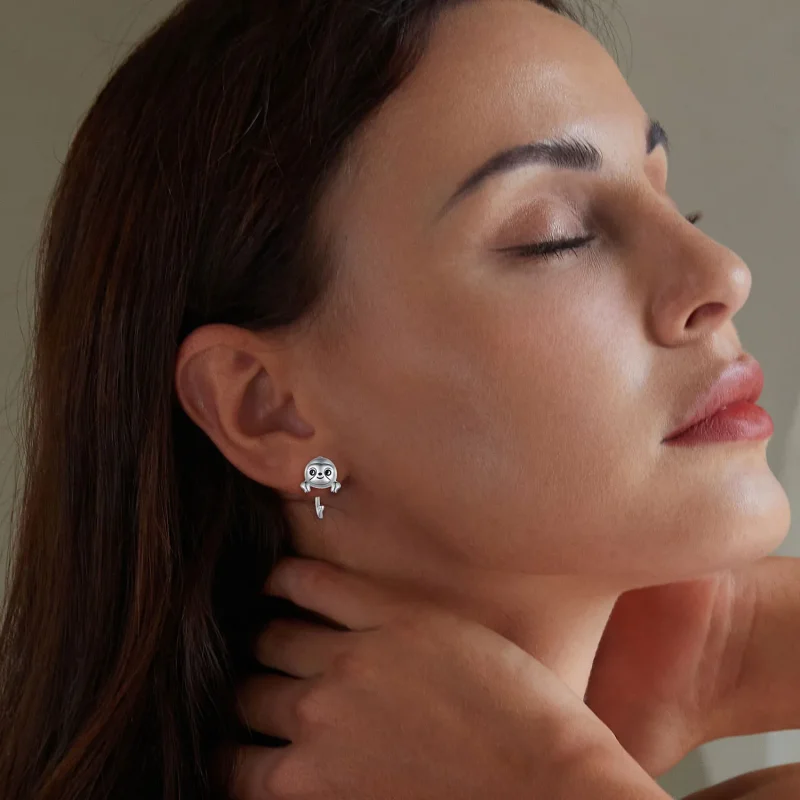 (slika za) Pandora Style Sloth Studs Uhani - SCE1651 - Ogled 6