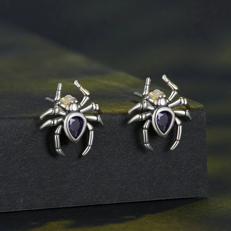 (slika za) Pandora Style Spider Studs Uhani - BSE891 - Ogled 2