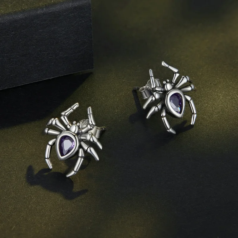 (slika za) Pandora Style Spider Studs Uhani - BSE891 - Ogled 3