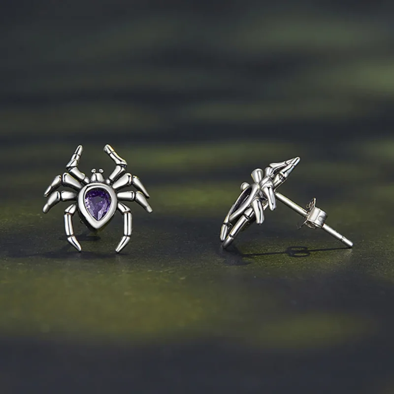(slika za) Pandora Style Spider Studs Uhani - BSE891 - Ogled 4