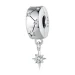 Pandora Style Starburst Circle Clip - BSC808 Pandora Style Starburst Circle Clip - BSC808