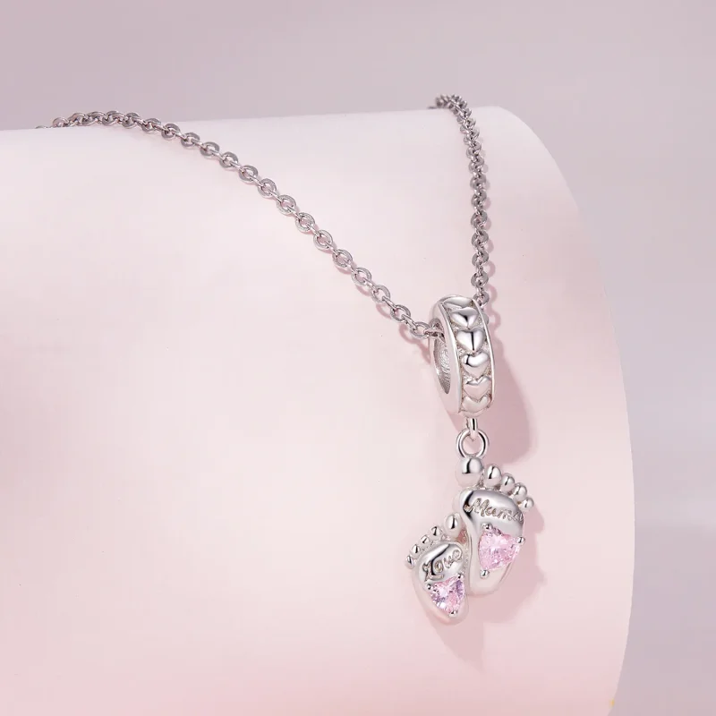 (slika za) Pandora Style The Footprints of Love Visljajoče - BSC825 - Ogled 2