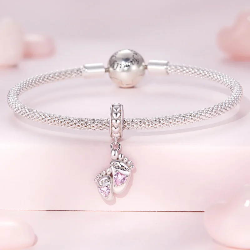 (slika za) Pandora Style The Footprints of Love Visljajoče - BSC825 - Ogled 3