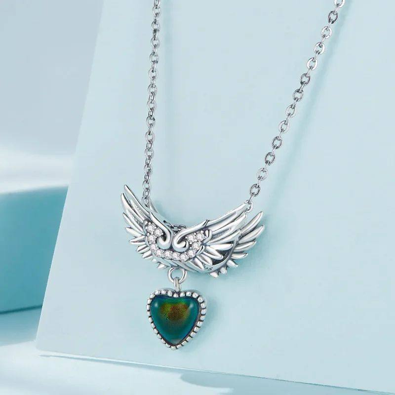 (slika za) Pandora Style Wings Guardian Emotional Stone Charm - SCC2581 - Ogled 4