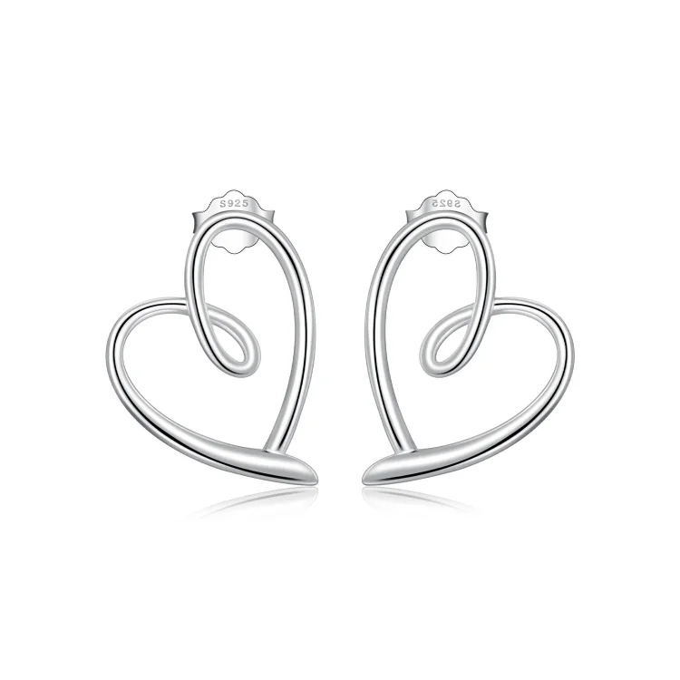Pandora Style Wrapped In Love Studs Uhani - BSE871