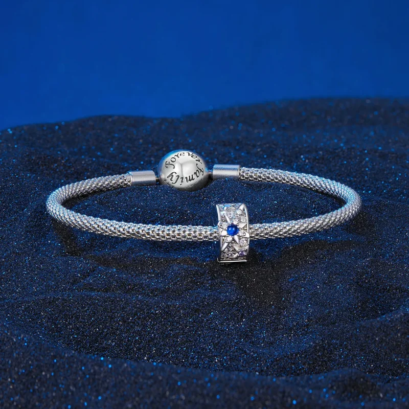 (slika za) Pandora Style Zvezdana sponka za dan in noč - SCC2555 - Ogled 5
