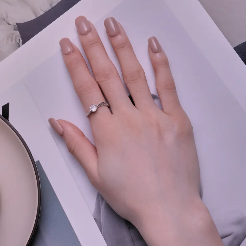 (slika za) Preprost prstan za kravato v stilu Pandora - BSR420 - Ogled 4