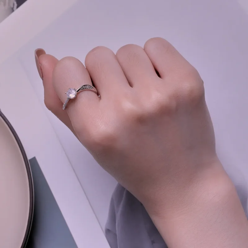 (slika za) Preprost prstan za kravato v stilu Pandora - BSR420 - Ogled 6