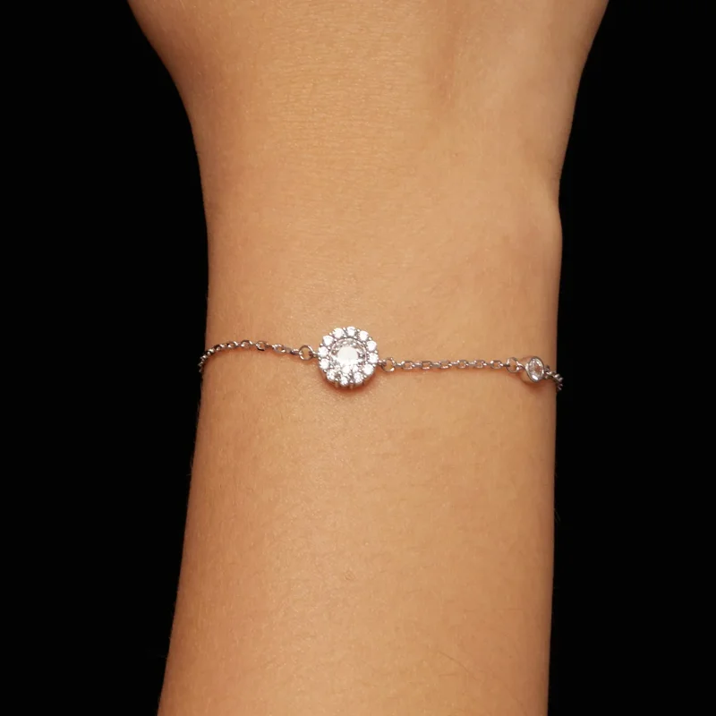 (slika za) Preprosta enokaratna zapestnica Pandora Style (en certifikat) - MSB007 - Ogled 6