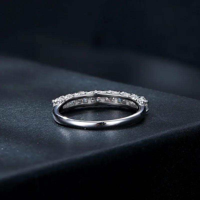 (slika za) Prstan Pandora Style Patternmoissanite (en certifikat) - MSR015 - Ogled 5