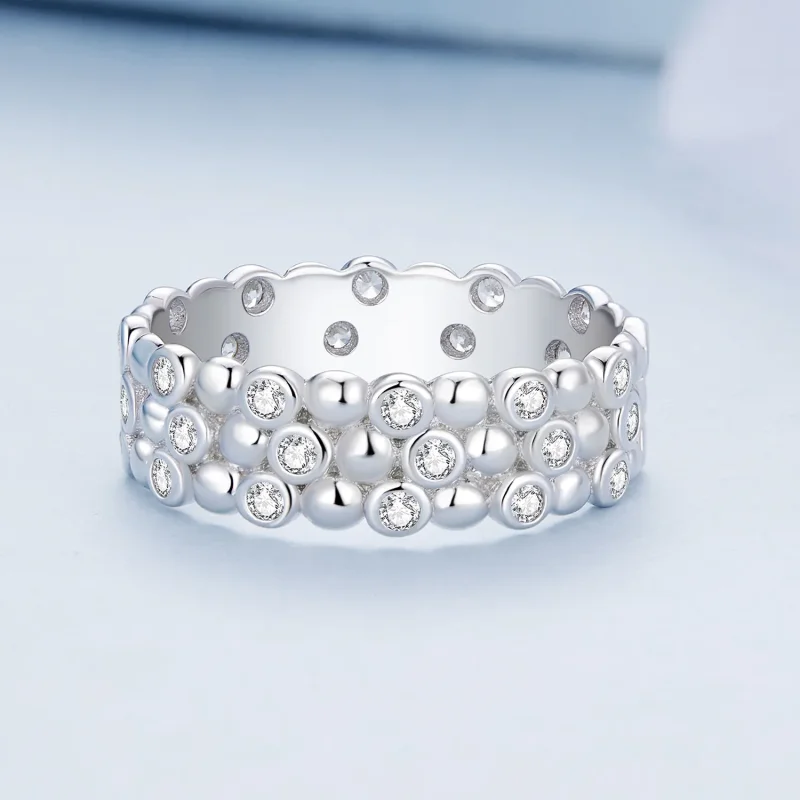 (slika za) Prstan s fižolom v stilu Pandora za več igralcev - BSR407 - Ogled 3