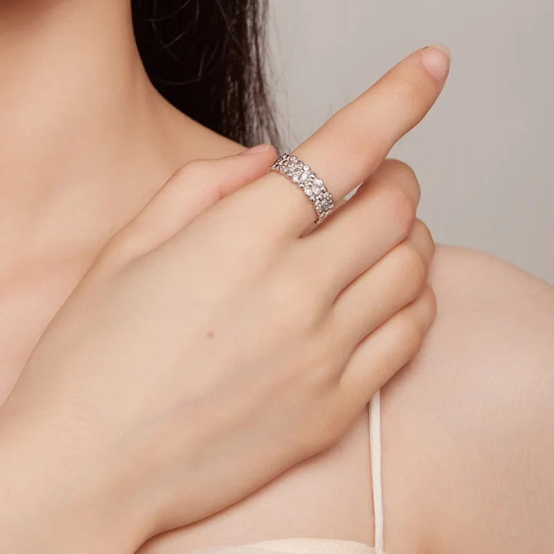 (slika za) Prstan s fižolom v stilu Pandora za več igralcev - BSR407 - Ogled 5