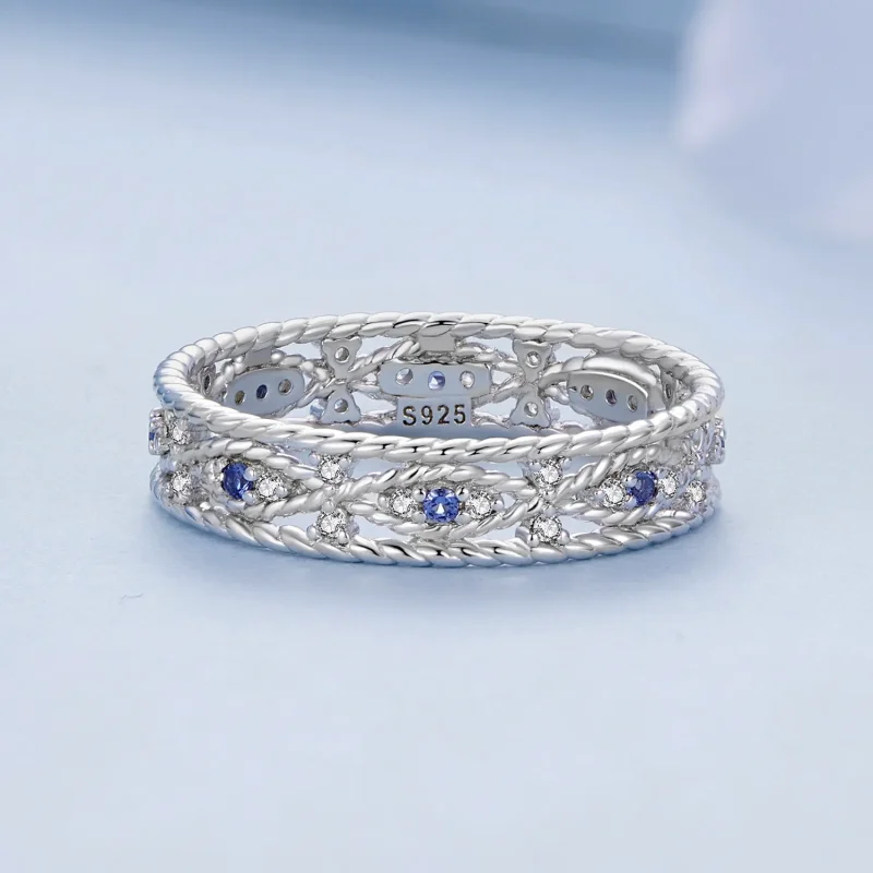 (slika za) Prstan s hudičevim očesom v slogu Pandora - BSR456 - Ogled 3