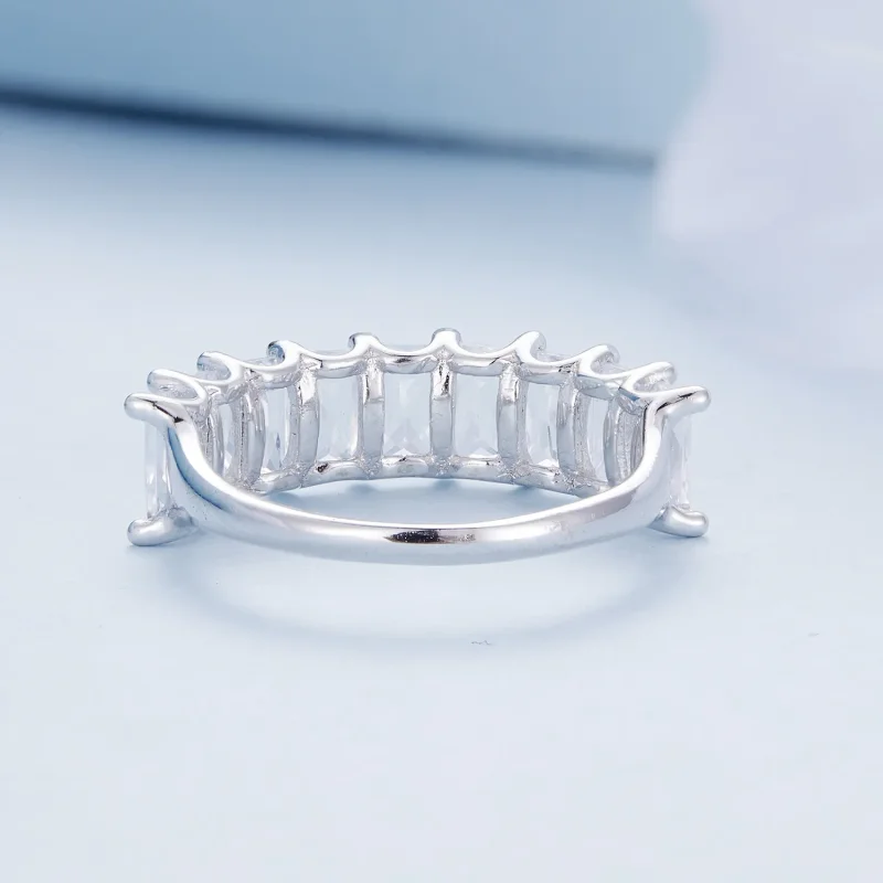 (slika za) Prstan s sijočim cirkonom v stilu Pandora - BSR409 - Ogled 4