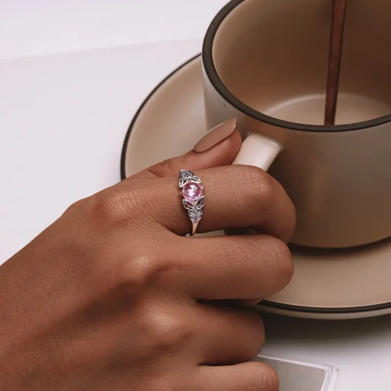 (slika za) Prstan z metulji v slogu Pandora - BSR478 - Ogled 5