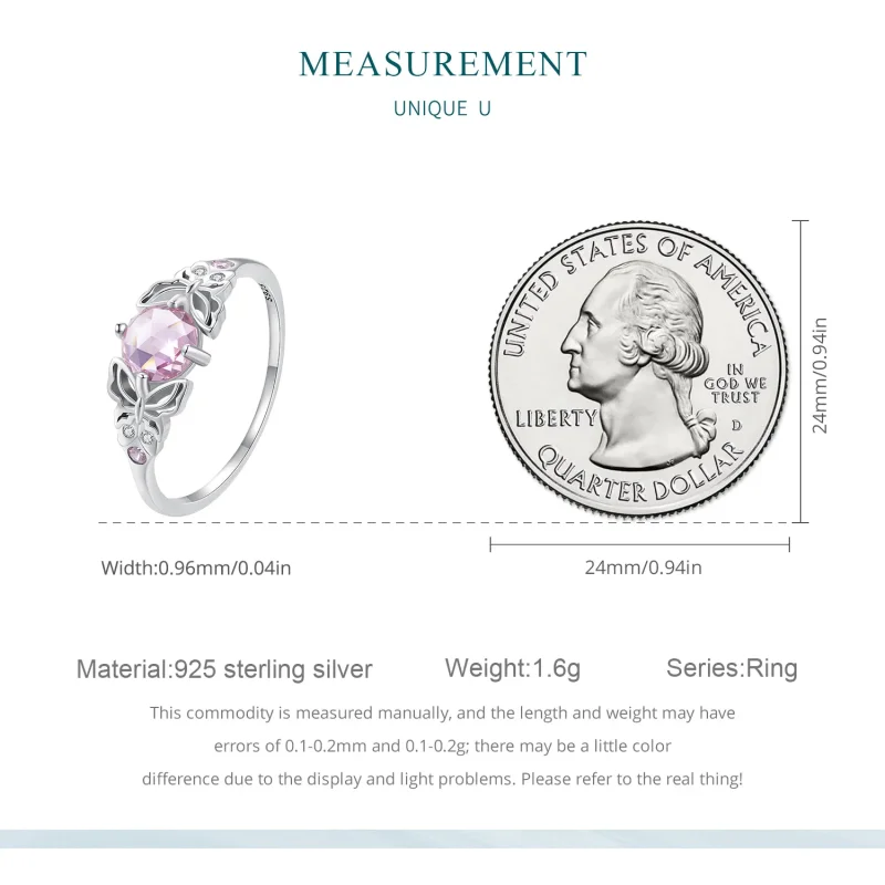 (slika za) Prstan z metulji v slogu Pandora - BSR478 - Ogled 7