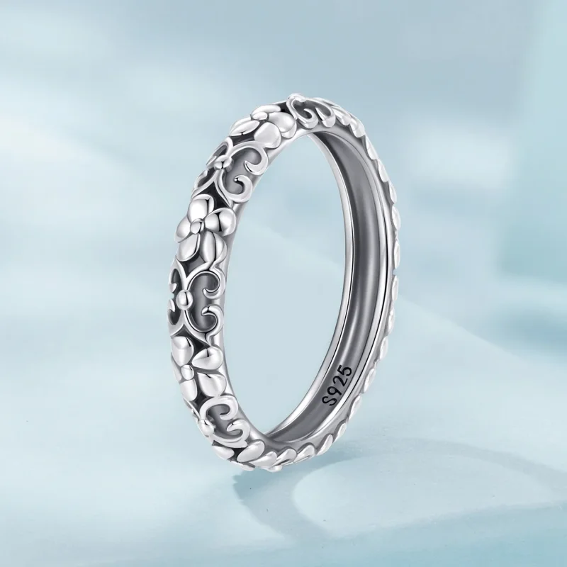 (slika za) Prstan z retro vzorcem Pandora - SCR958 - Ogled 2