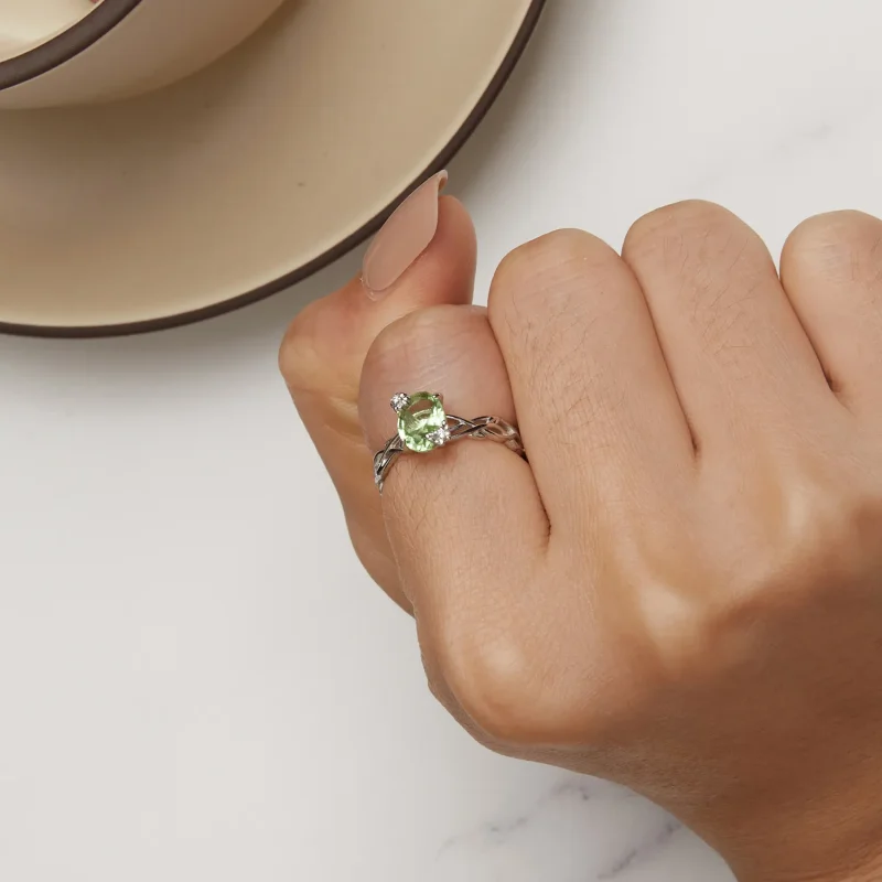 (slika za) Prstan z vinsko trto v stilu Pandora - BSR466 - Ogled 6