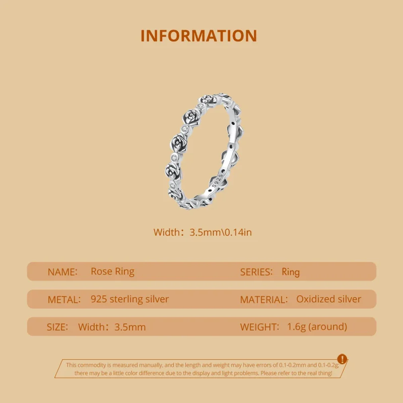 (slika za) Prstan z vrtnico v stilu Pandora - SCR960 - Ogled 5