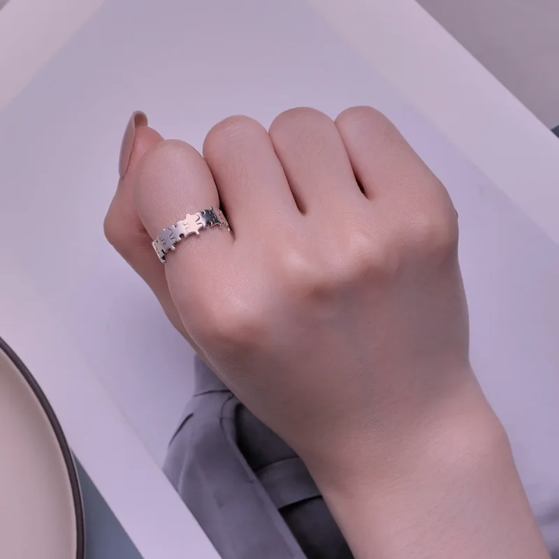 (slika za) Prstan za sestavljanke v stilu Pandora - SCR925 - Ogled 7