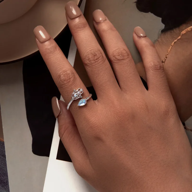 (slika za) Prstan za srečo v stilu Pandora - BSR486-E - Ogled 5