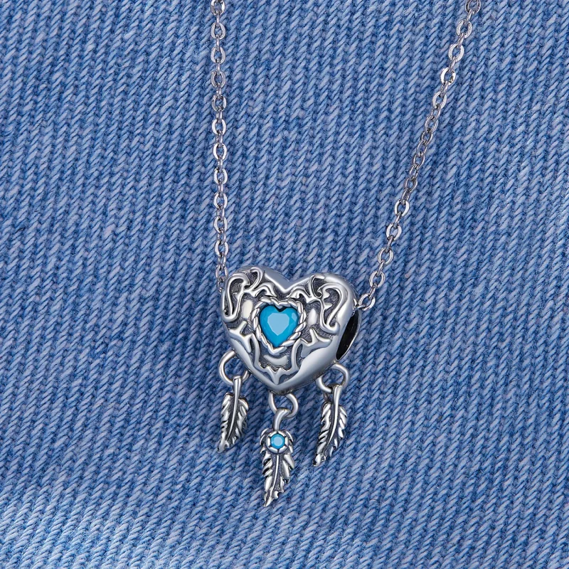 (slika za) Retro obesek lovilec sanj v stilu Pandora - SCC2567 - Ogled 2