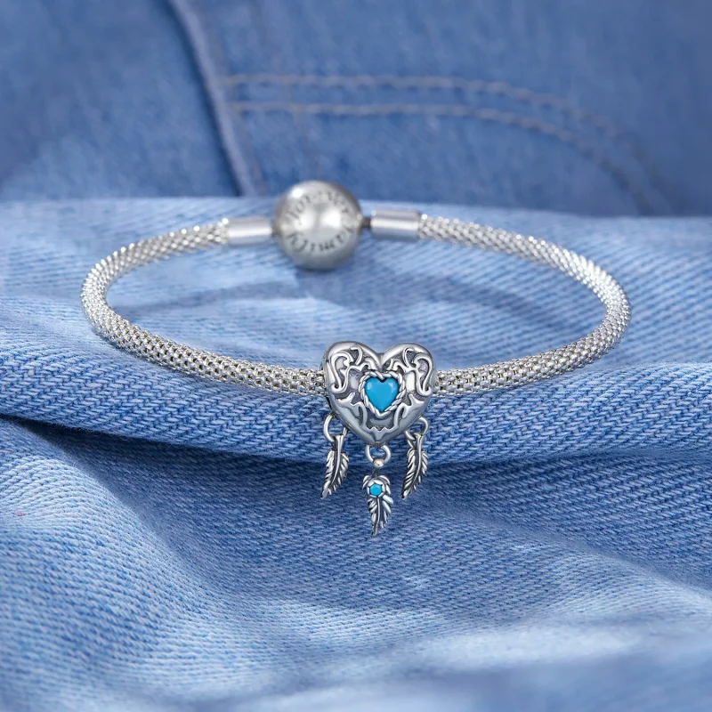 (slika za) Retro obesek lovilec sanj v stilu Pandora - SCC2567 - Ogled 3