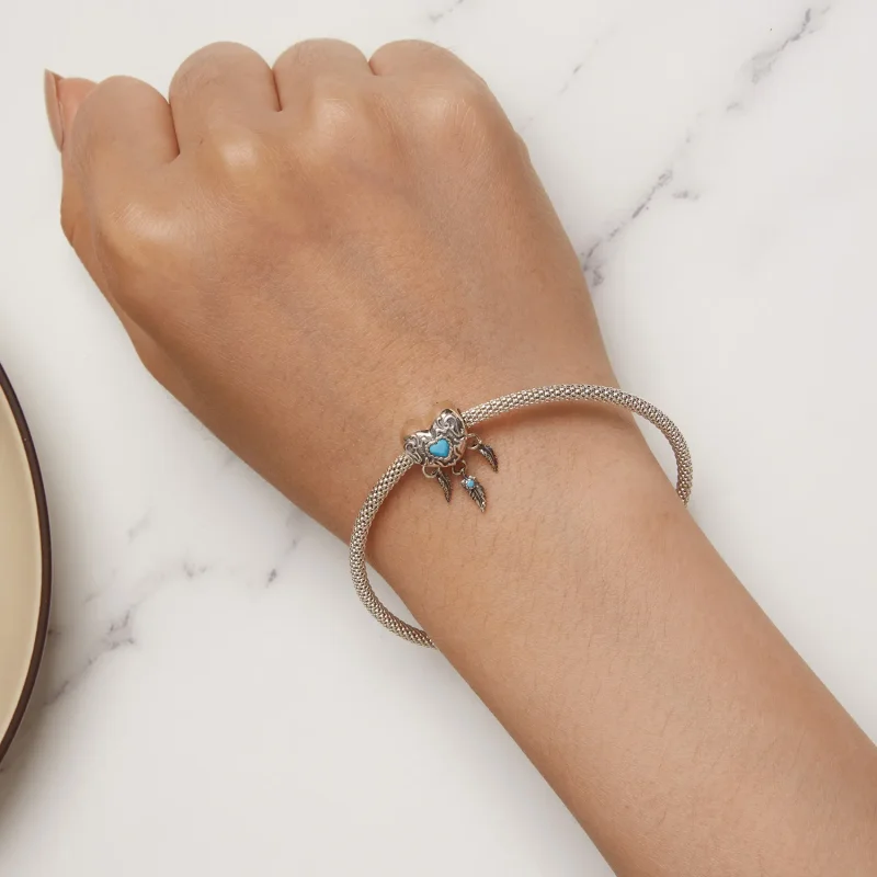 (slika za) Retro obesek lovilec sanj v stilu Pandora - SCC2567 - Ogled 5