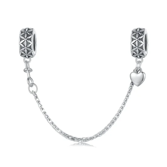 (slika za) Silikonska varnostna verižica Flower of Life v stilu Pandora - SCC2632