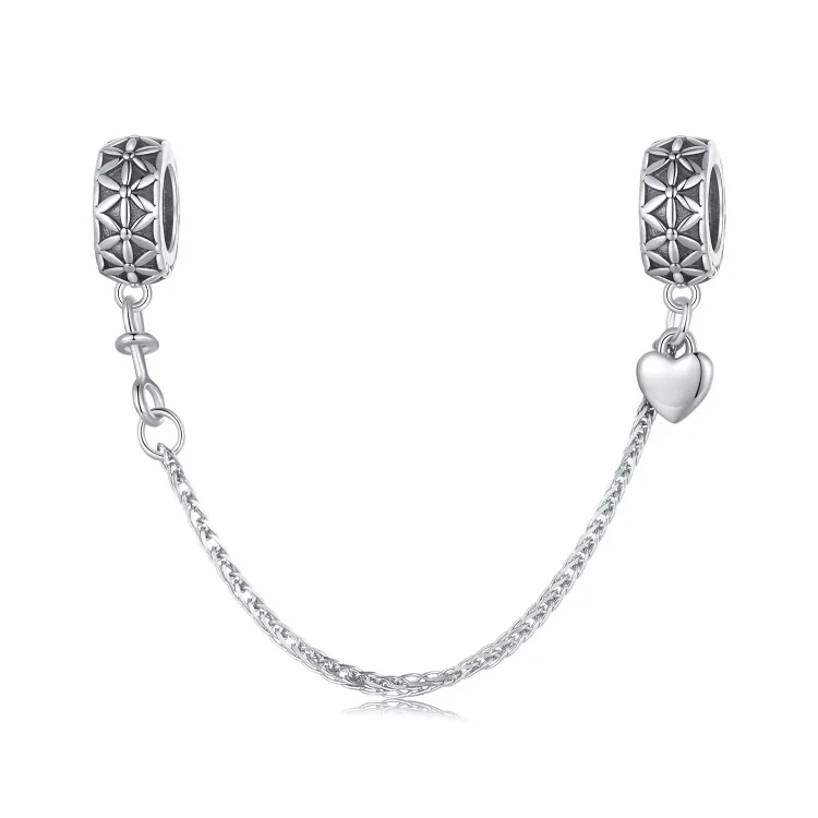 Silikonska varnostna verižica Flower of Life v stilu Pandora - SCC2632