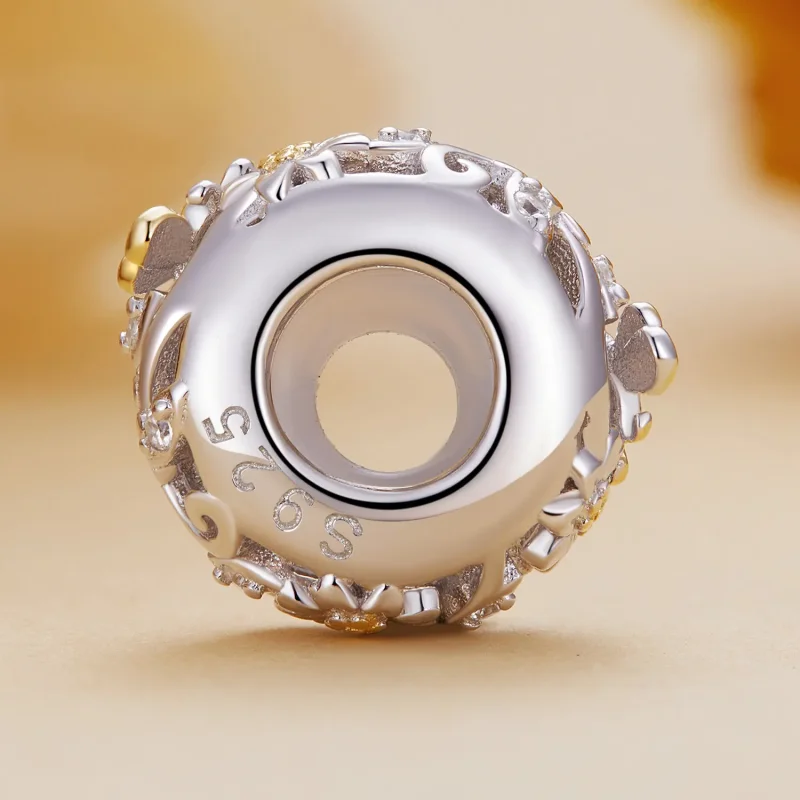 (slika za) Silikonski distančnik Pandora Style Daisy Bee - BSC819 - Ogled 3