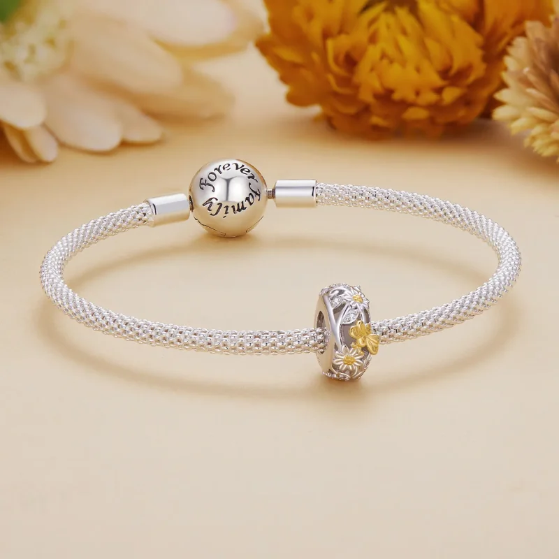 (slika za) Silikonski distančnik Pandora Style Daisy Bee - BSC819 - Ogled 5