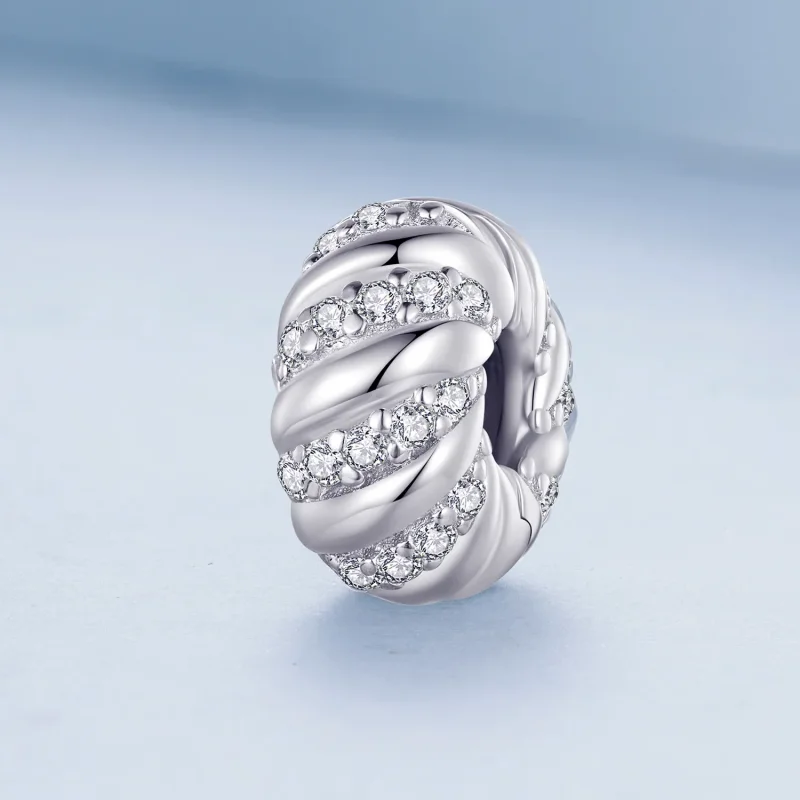 (slika za) Silikonski distančnik Pandora Style Twist - BSC905 - Ogled 2