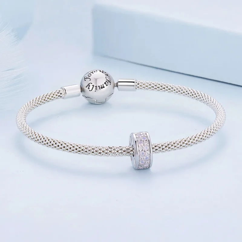 (slika za) Sponka Pandora Style Pink Symphony - BSC929 - Ogled 5