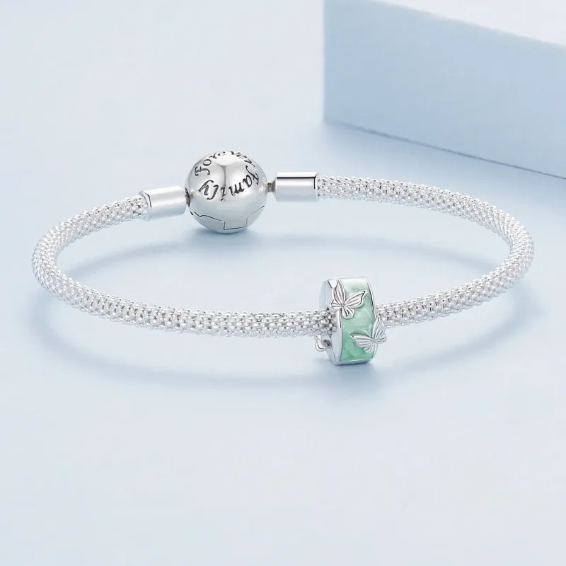 (slika za) Sponka z metulji v slogu Pandora - BSC840 - Ogled 5