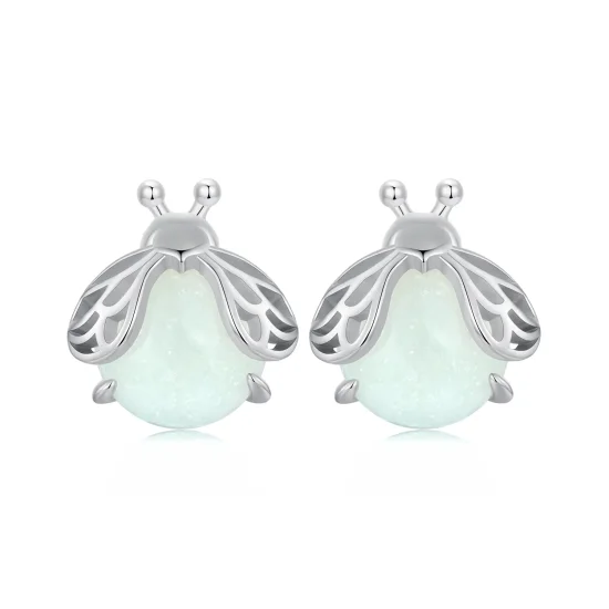 (slika za) Svetleči uhani s kresnicami v slogu Pandora - SCE1647