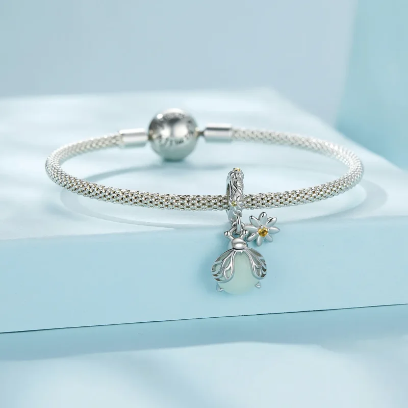 (slika za) Svetleči viseči kresnik v stilu Pandora - SCC2615 - Ogled 3