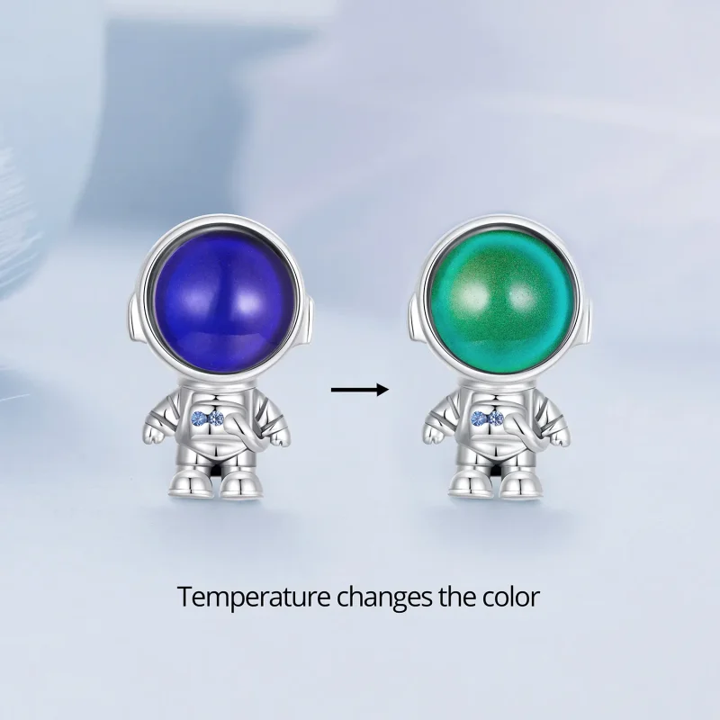 (slika za) Topel obesek za astronavte v stilu Pandora - BSC578-CF - Ogled 2