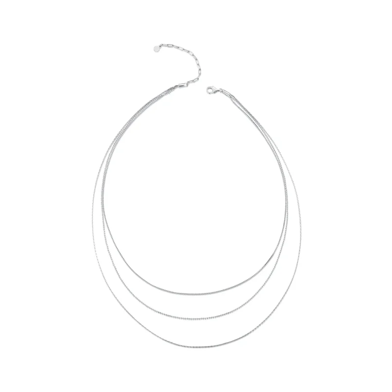 (slika za) Trinadstropna ogrlica v slogu Pandora - BSN333 - Slika izdelka