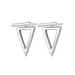 Uhani s trikotnimi klinčki v stilu Pandora - BSE900