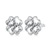 Uhani v slogu Pandora Lucky Clover Studs - SCE1635