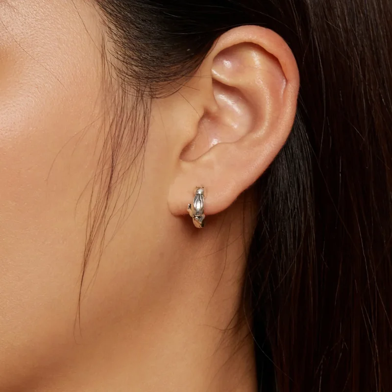 (slika za) Uhani z zajčjimi obroči v slogu Pandora - SCE1616 - Ogled 5