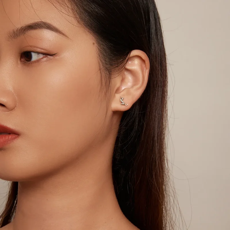 (slika za) Uhani z mačjimi zatiči v stilu Pandora - SCE1630 - Ogled 5