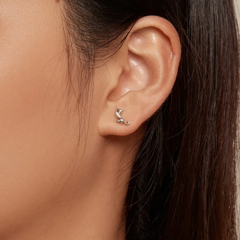 (slika za) Uhani z mačjimi zatiči v stilu Pandora - SCE1630 - Ogled 6